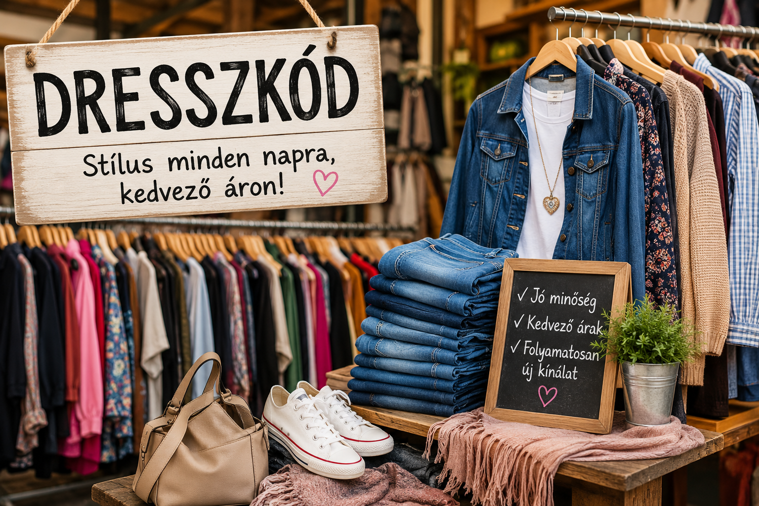 Mi az a Dresszkód? – Márkás használtruha, egyedi darabok és folyamatosan megújuló kínálat 👗👕