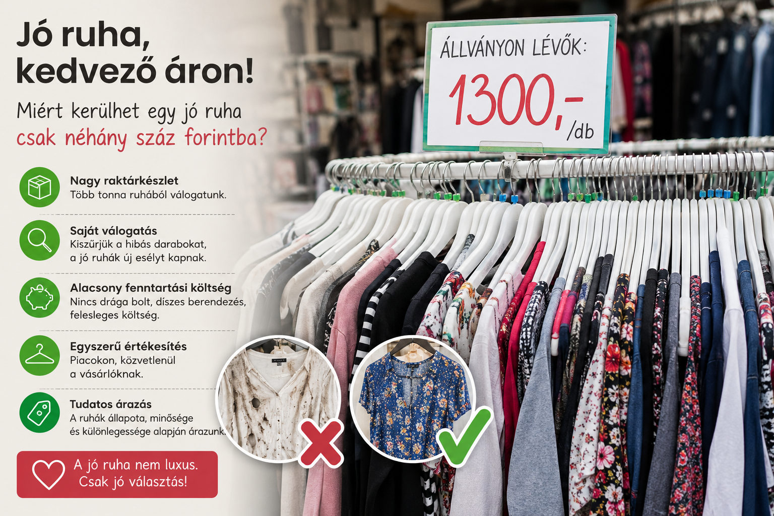 Jó használt ruha pár száz forintért? Így működik a Dresszkód